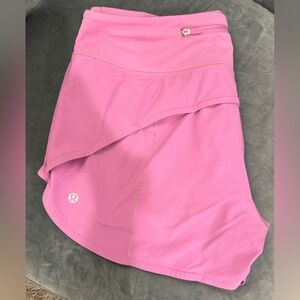 Lululemon speed up mid-rise short 4” size 10 magenta pink